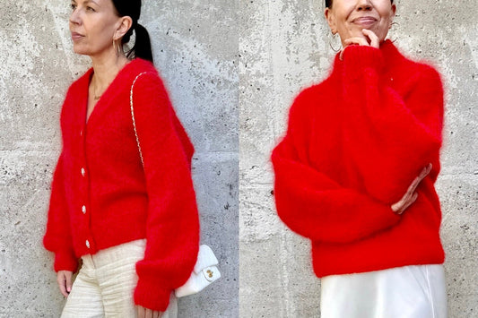 Meet the Knit Sisters: Ballerine and Disco Ball