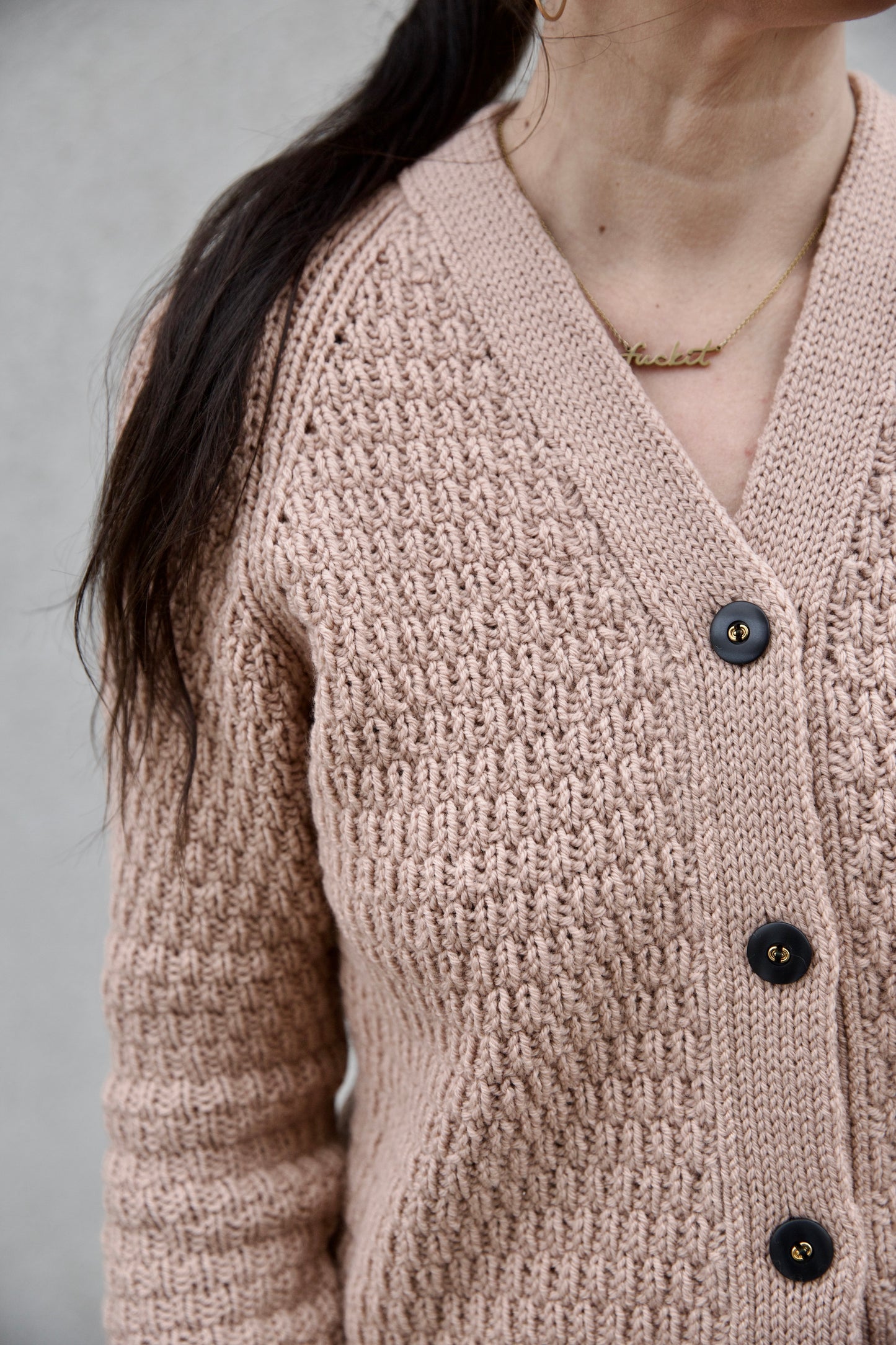 Rosé Cardigan