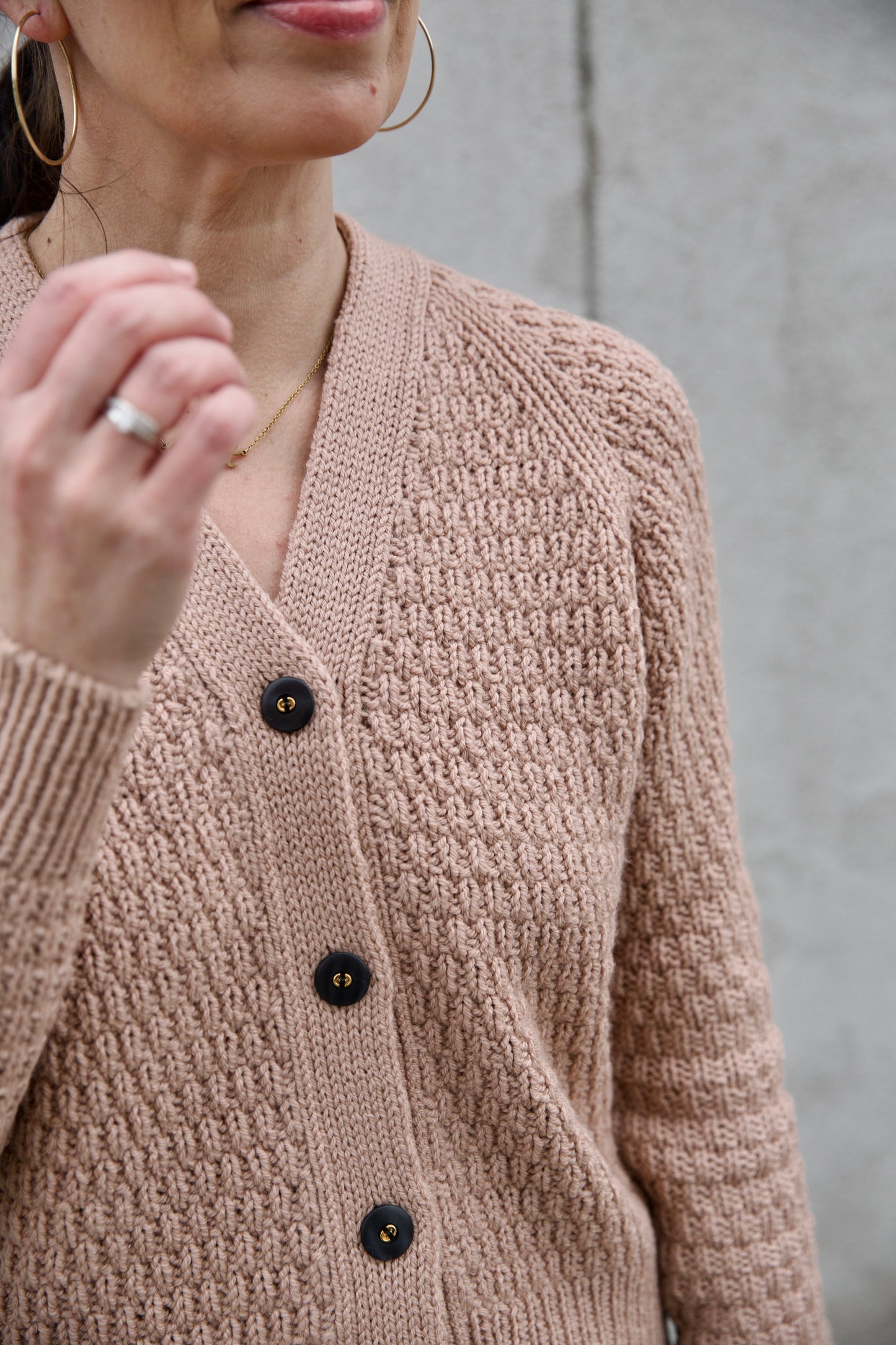 Rosé Cardigan