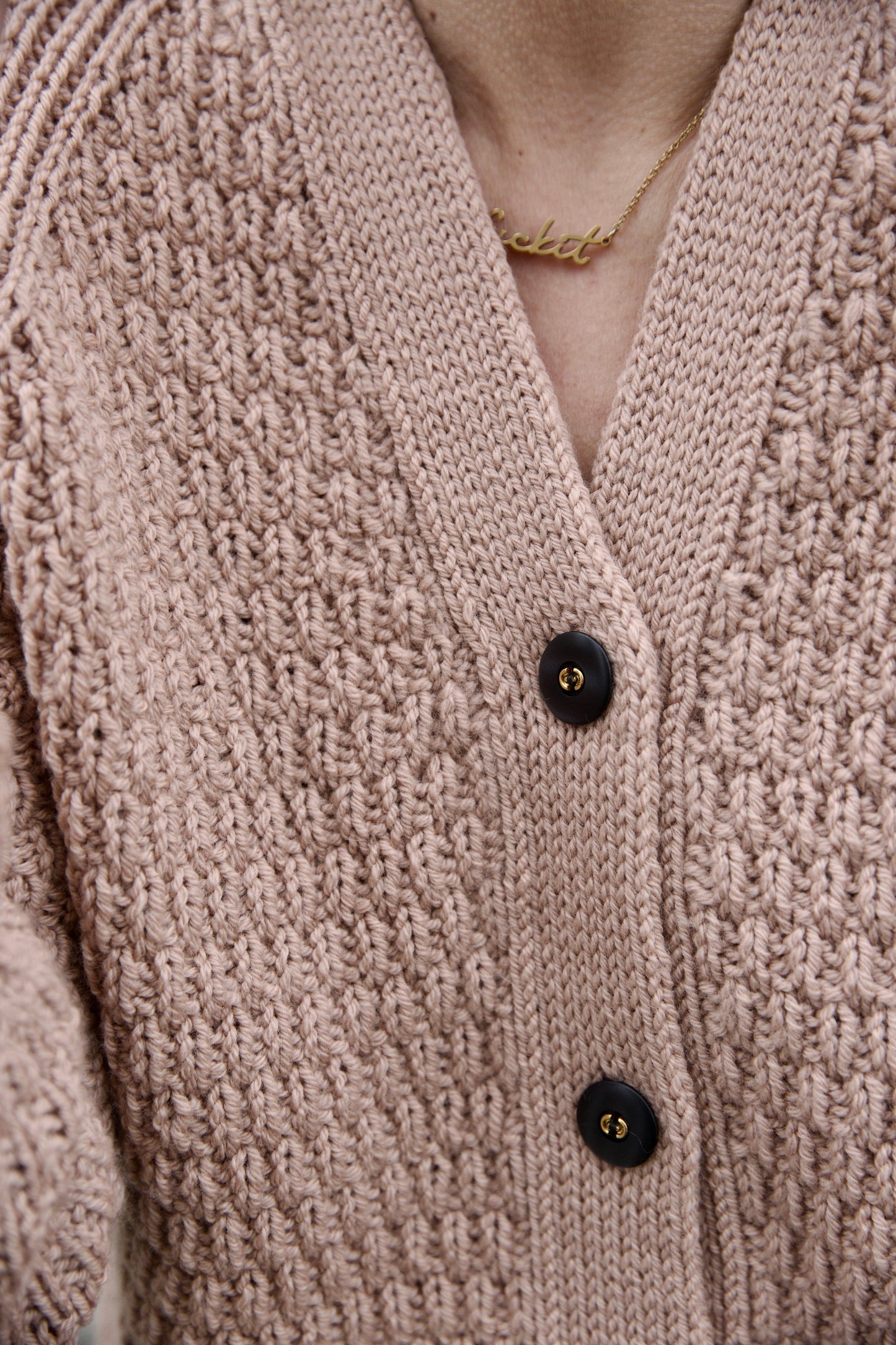 Rosé Cardigan